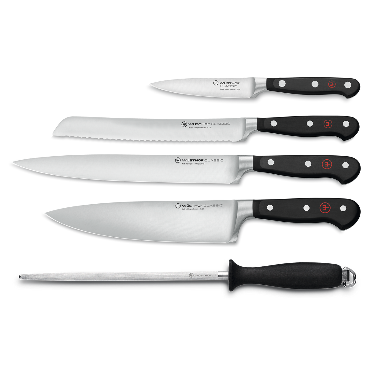 Classic 5-Piece Chef's Knife Set