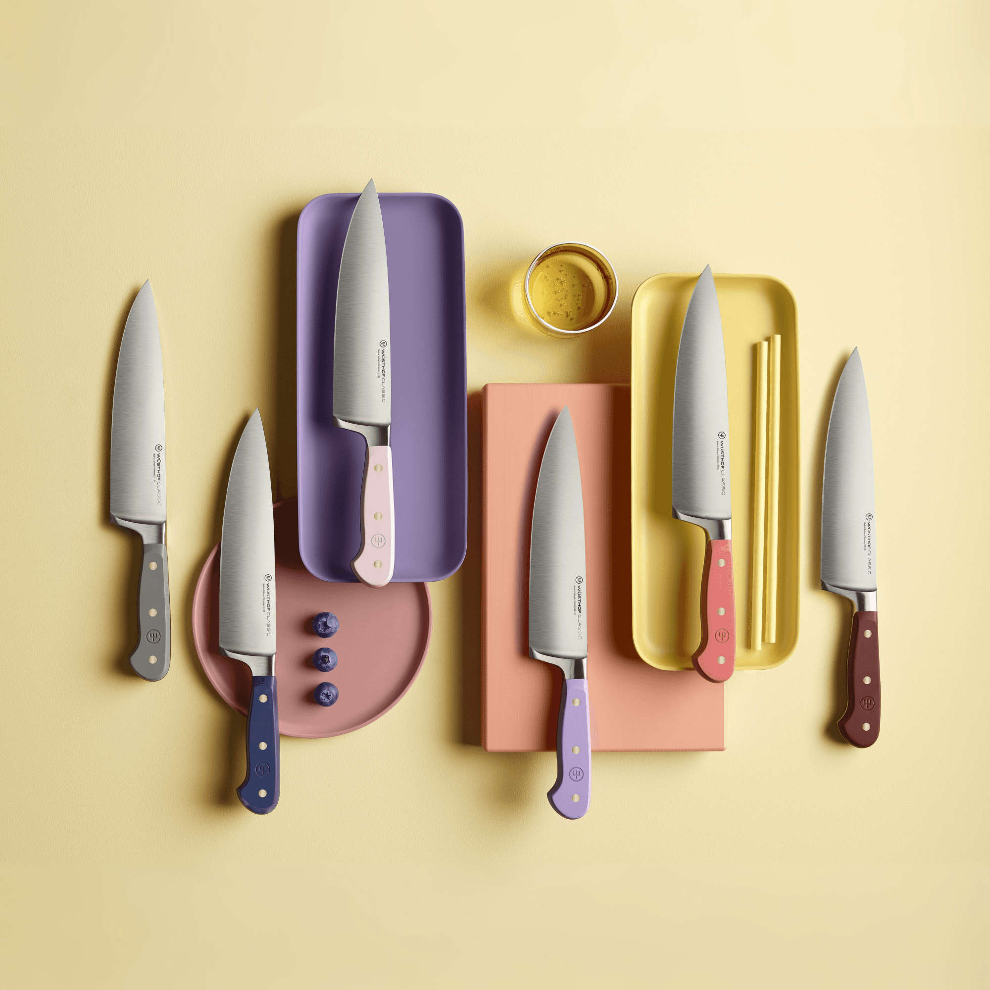 Classic Color Full Line shown with Chef's Knives