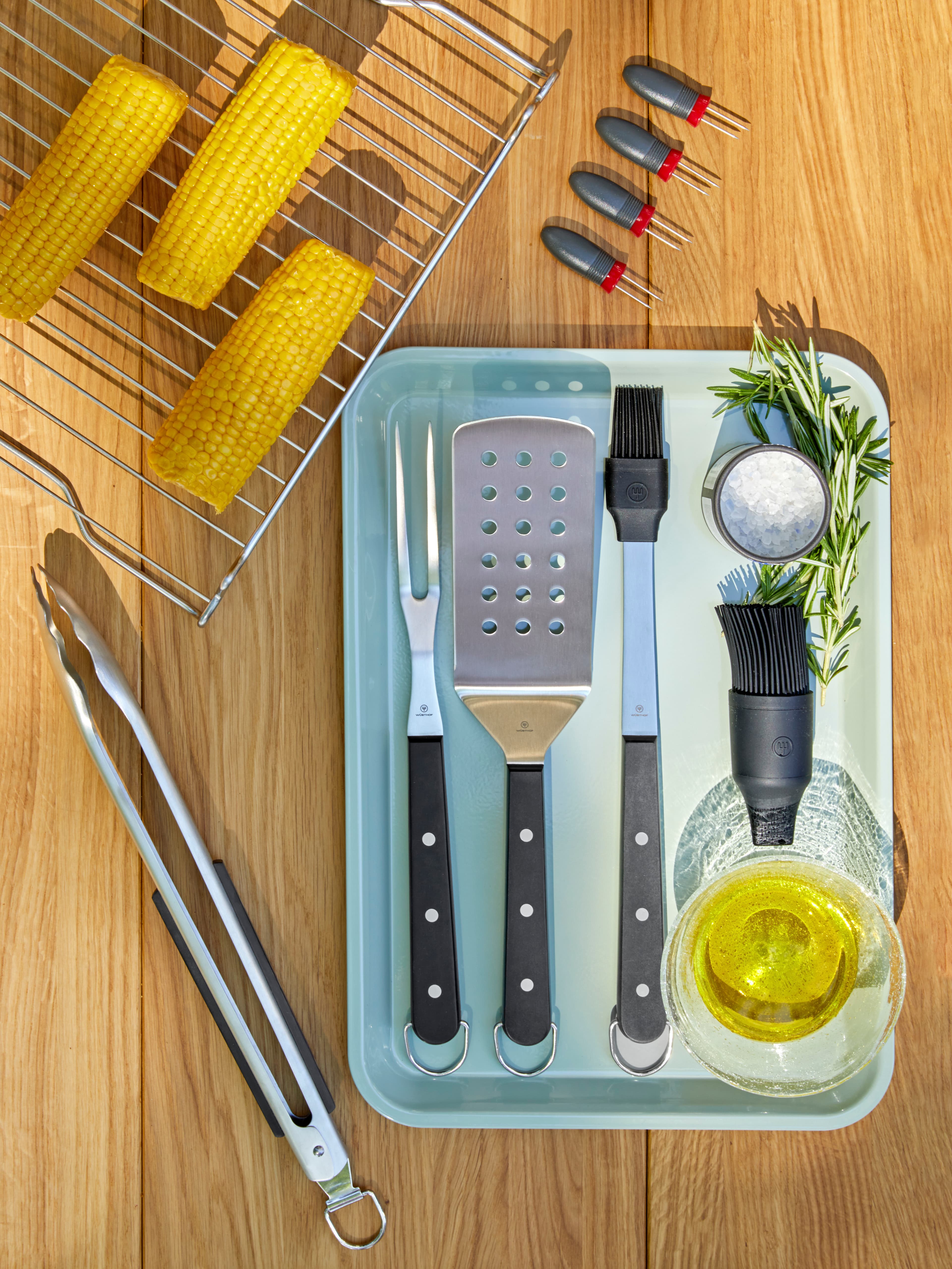 WÜSTHOF 4-Piece BBQ Tool Set