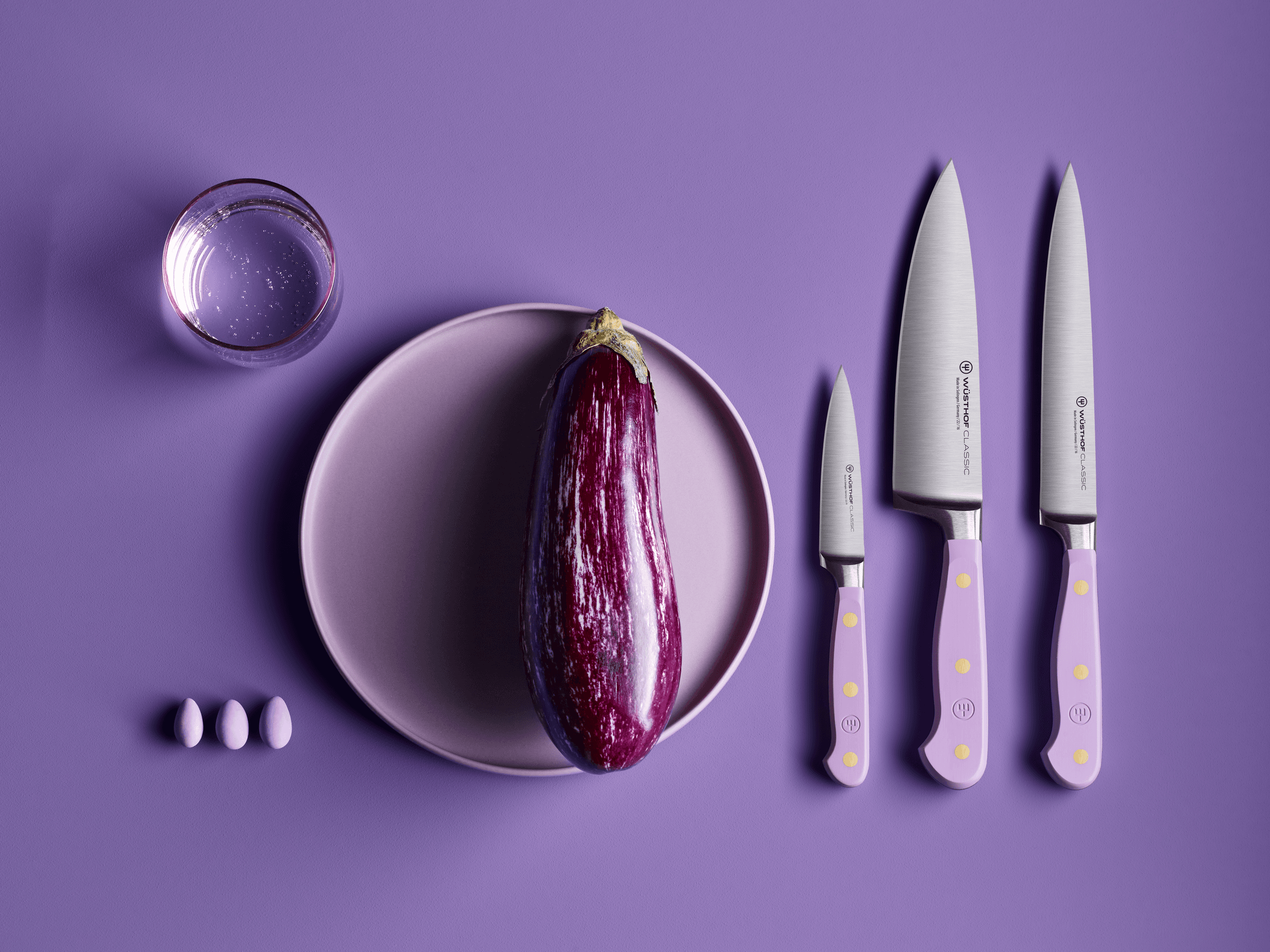 Purple Yam all purpose knives