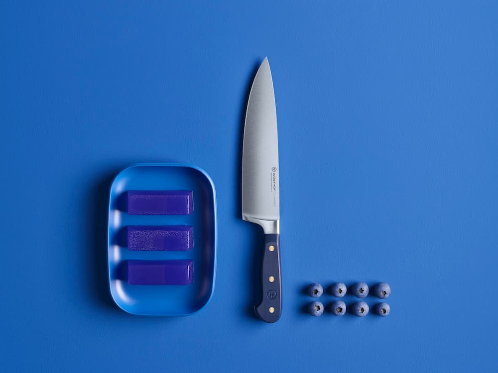 Chef's Knife in wild blueberry