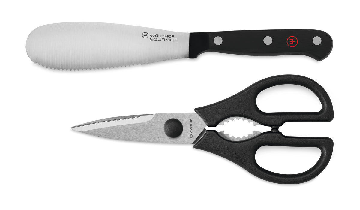 Gourmet 2-Piece Spreader and Shears Set