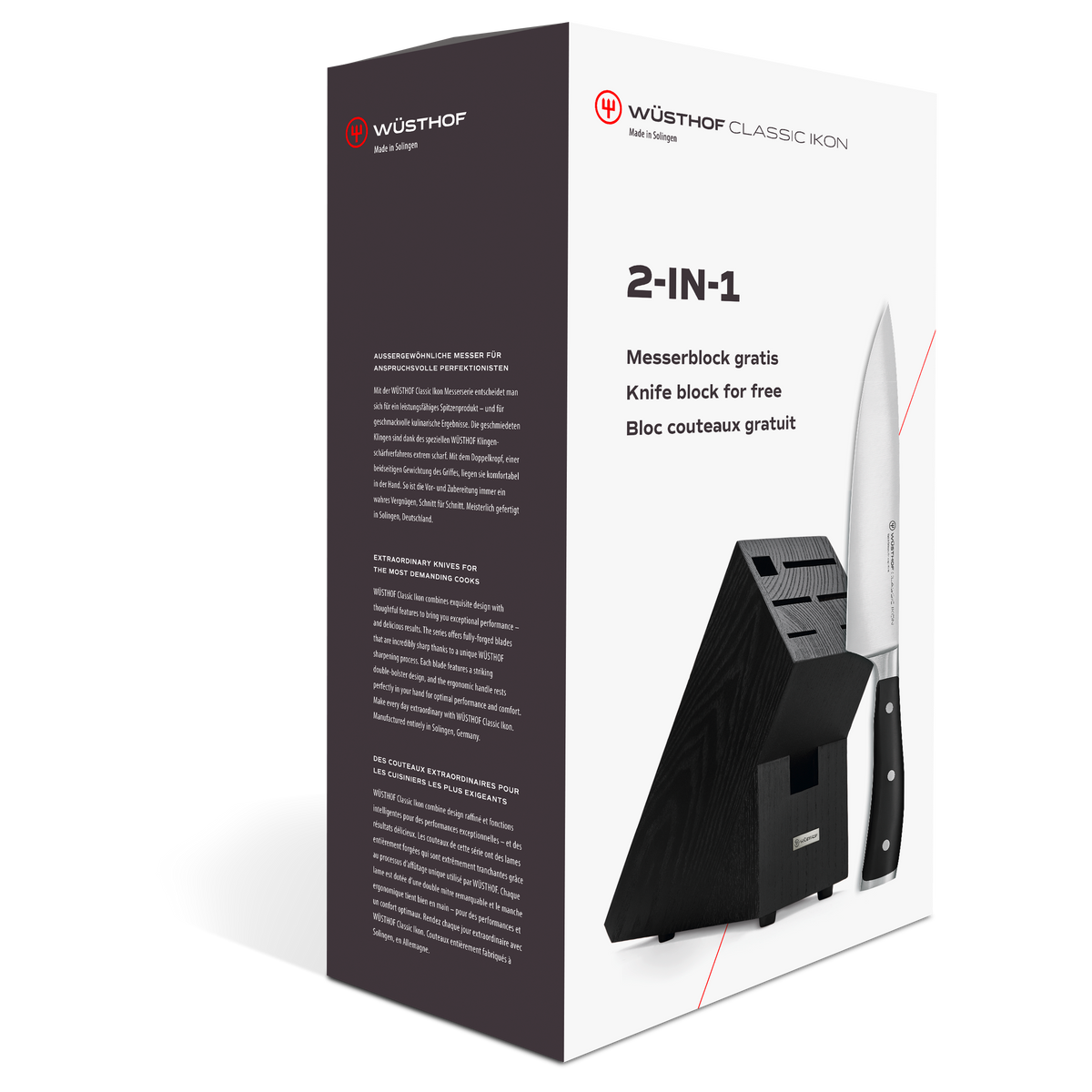 Classic Ikon Knife with Free Block