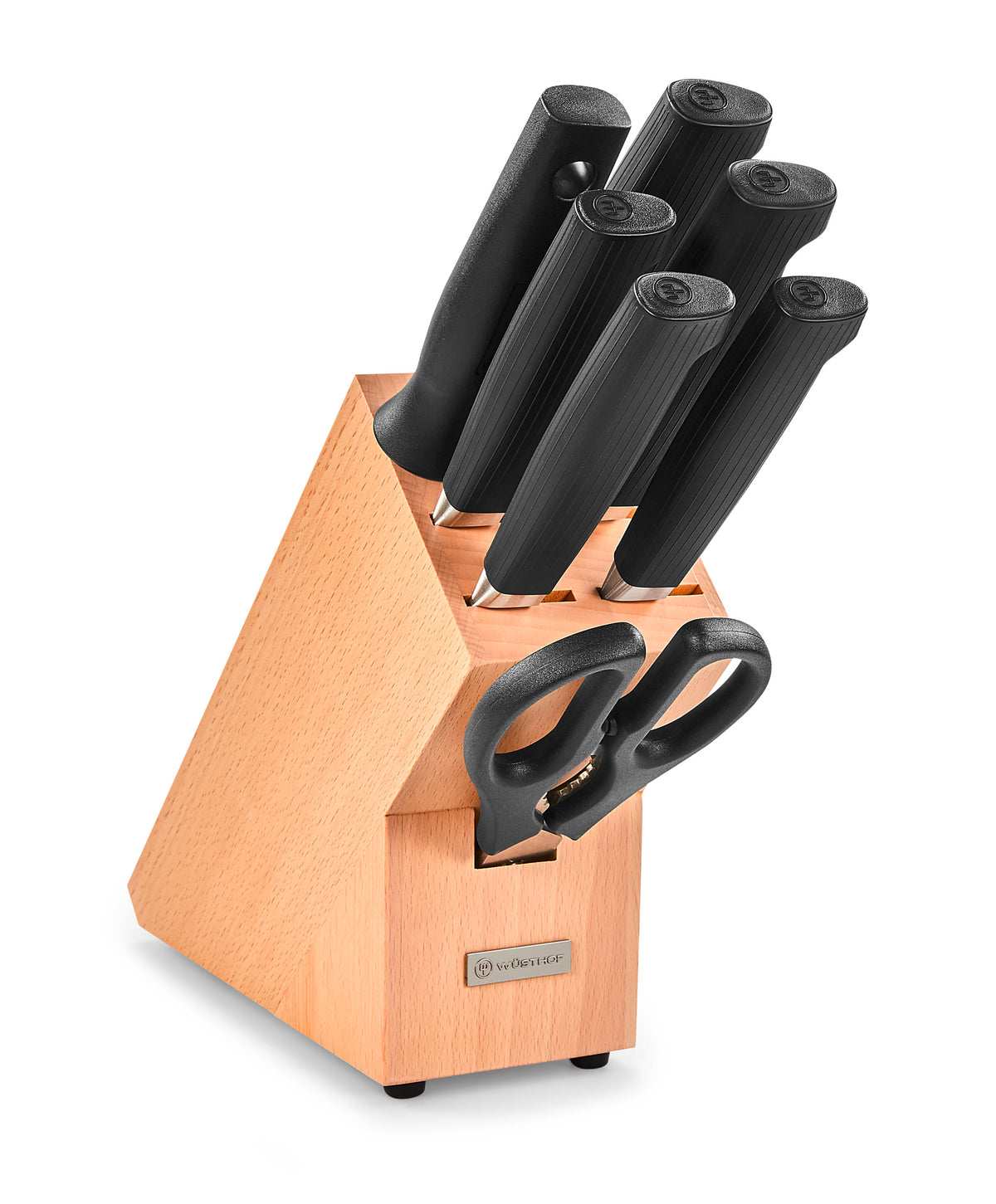 Partner 8-Piece Knife Block Set, Natural