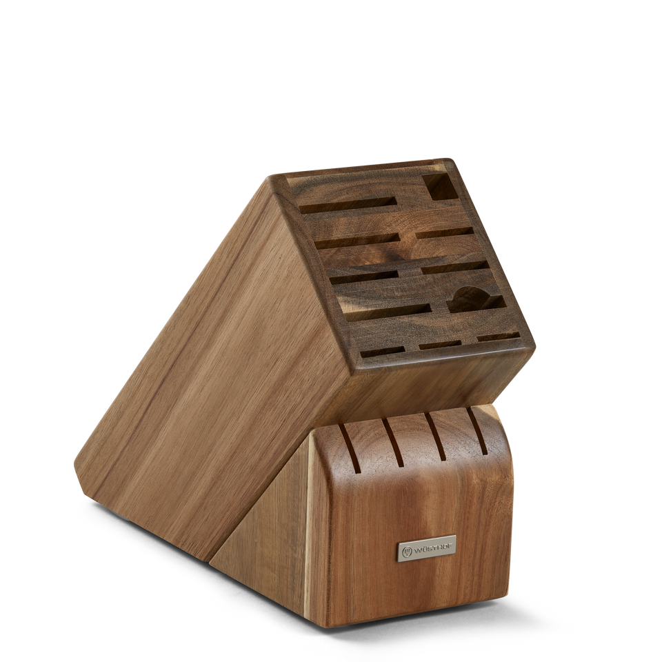 15-Slot Acacia Knife Block
