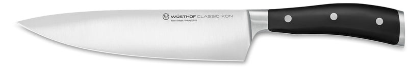 Classic Ikon 8" Chef's Knife with 7 Slot Knife Block