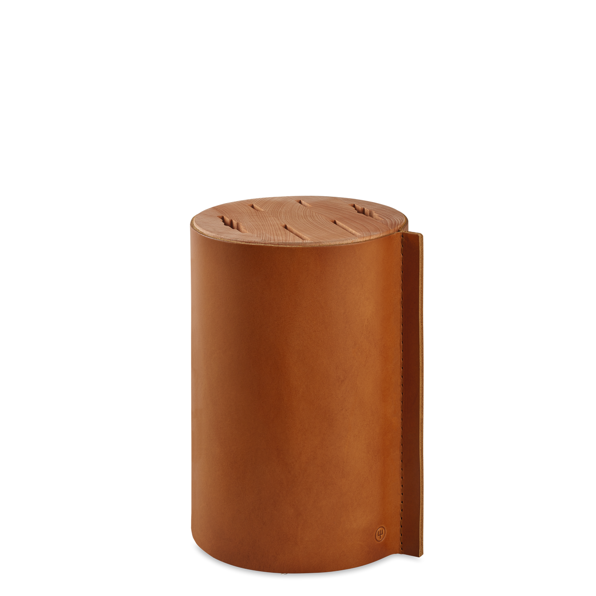 Villa 6-Slot Knife Block | Leather
