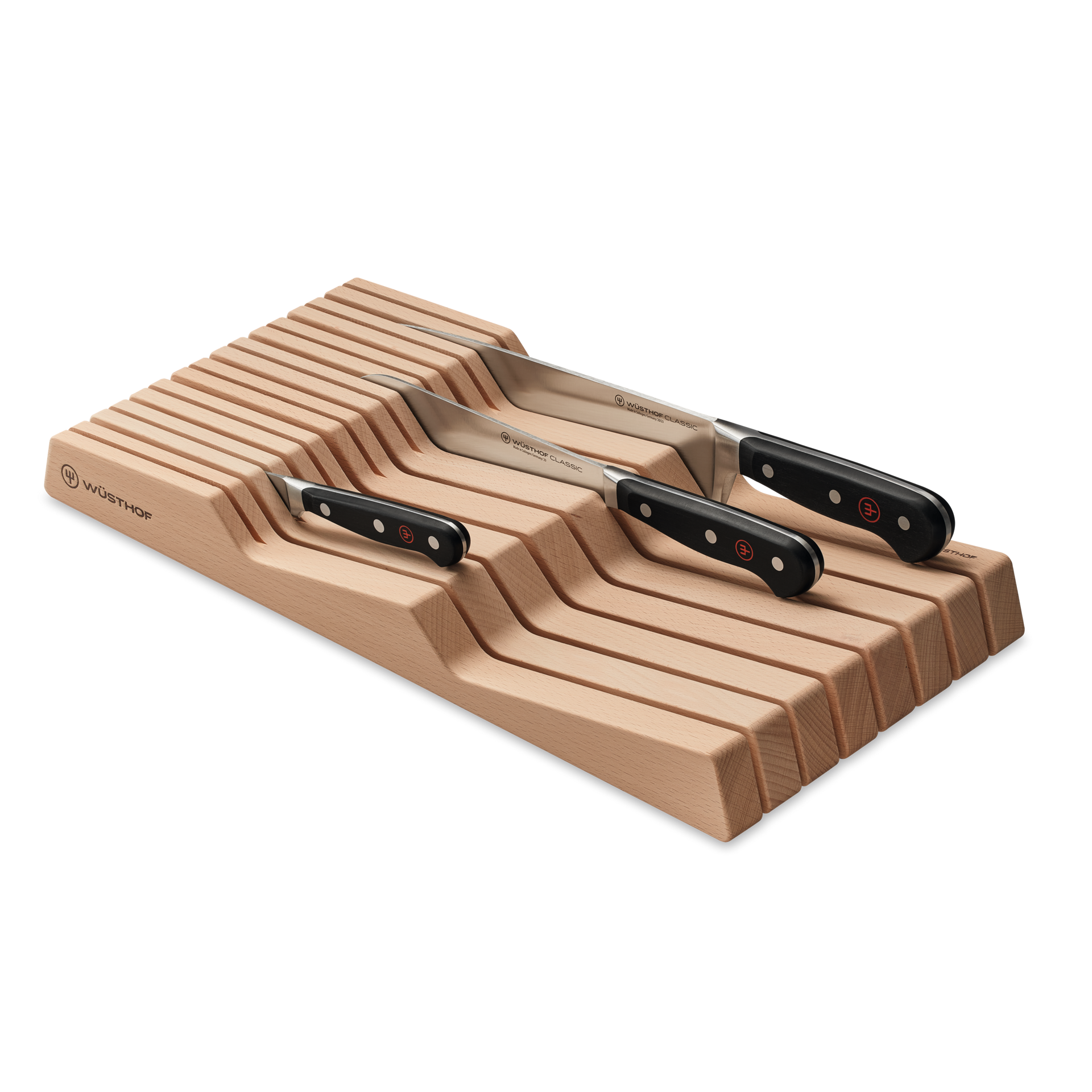 15-Slot In-Drawer Knife Organiser