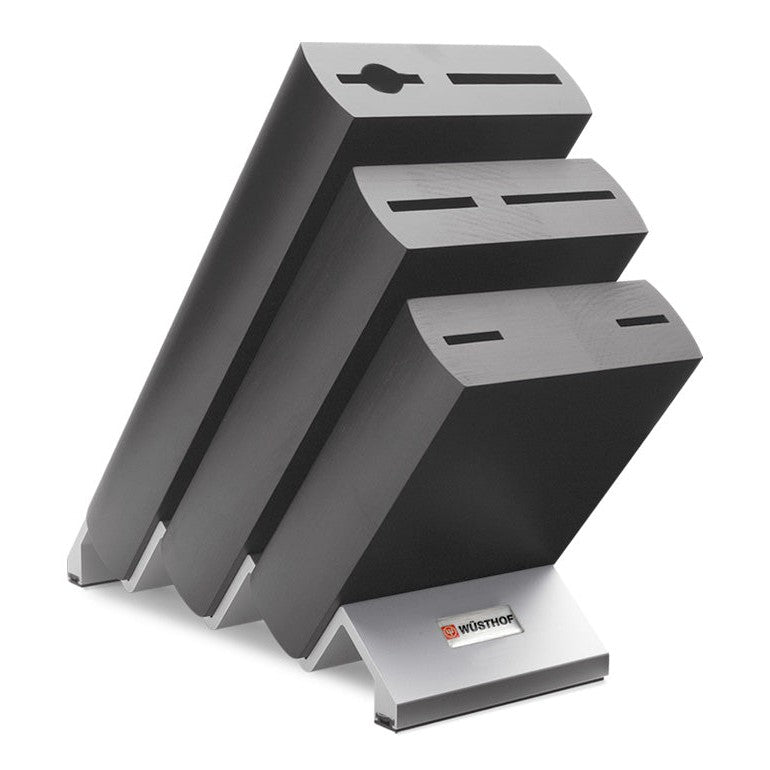 Black Ash Wood Knife Block - 7250