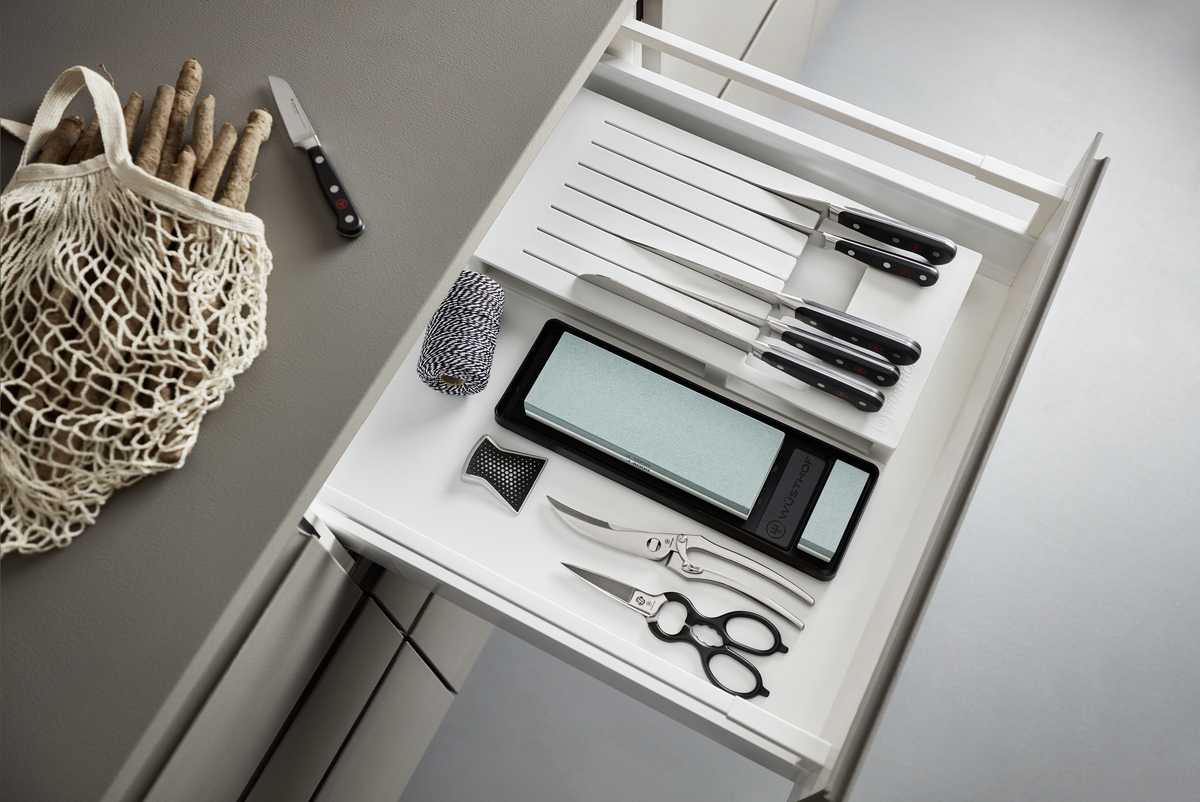 7-Slot In-Drawer Knife Organiser | Polypropylen